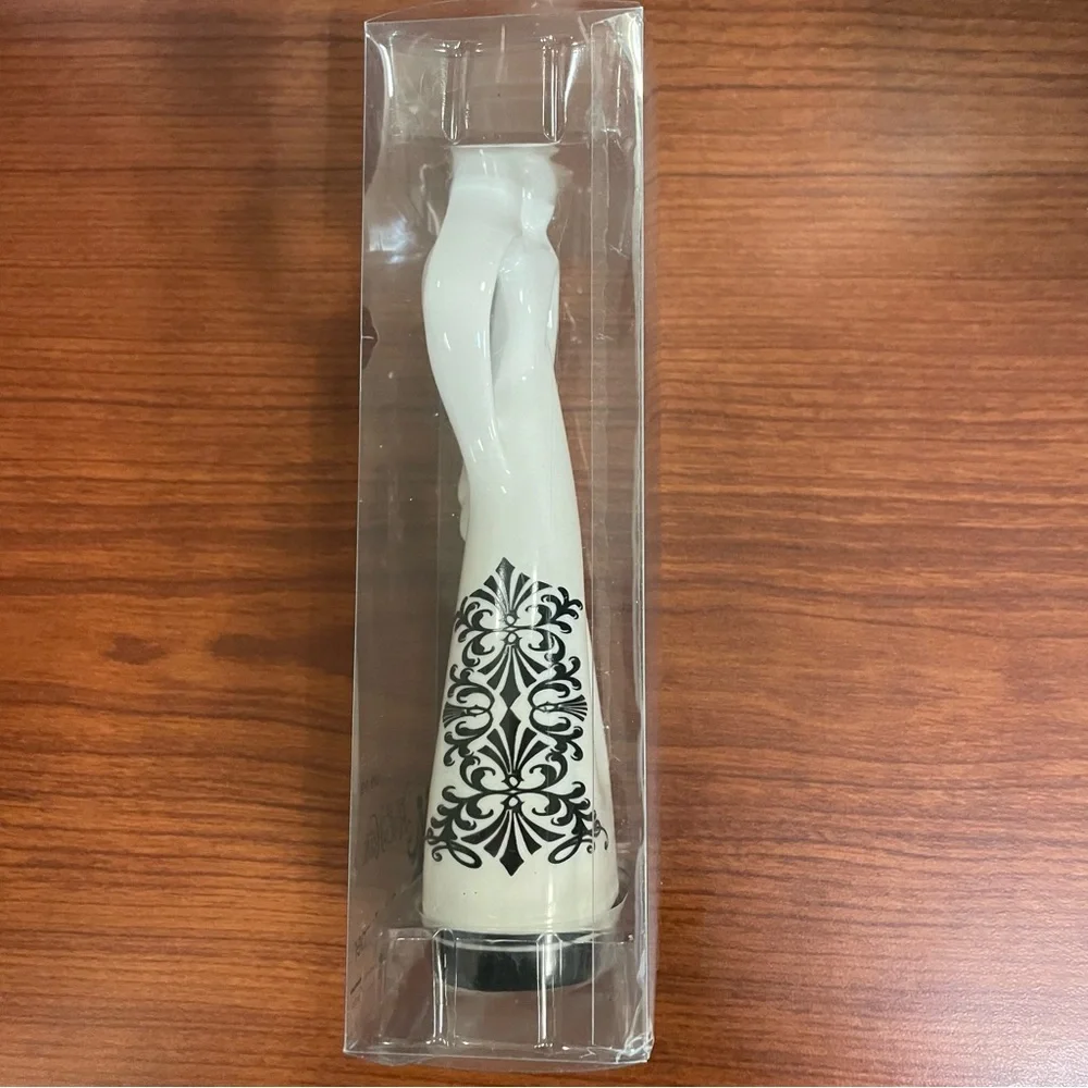 Studio His & Hers Wedding Anniversary Black & White Cake Topper